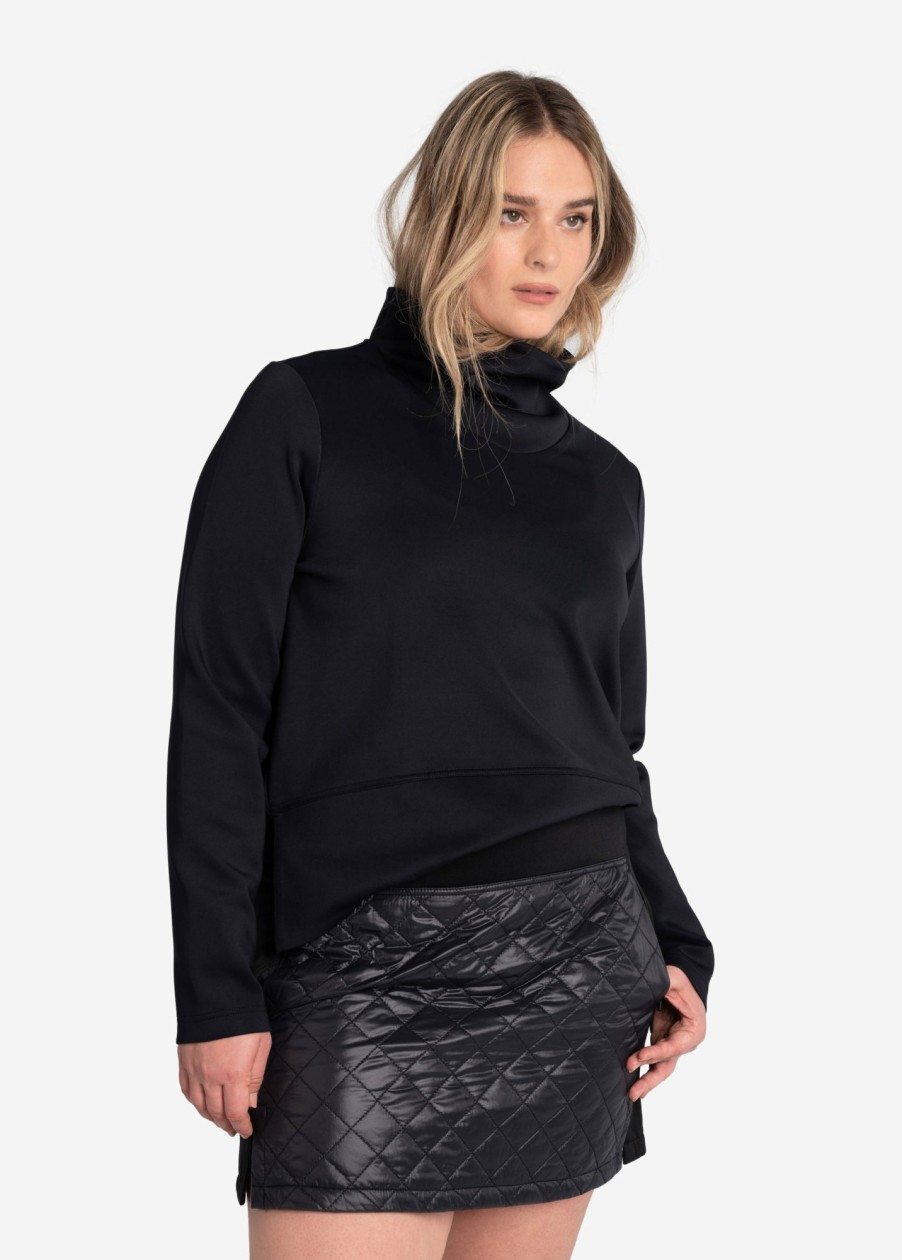 WOMEN Lole Hoodies & Sweaters | Spacer Long Sleeves - Black