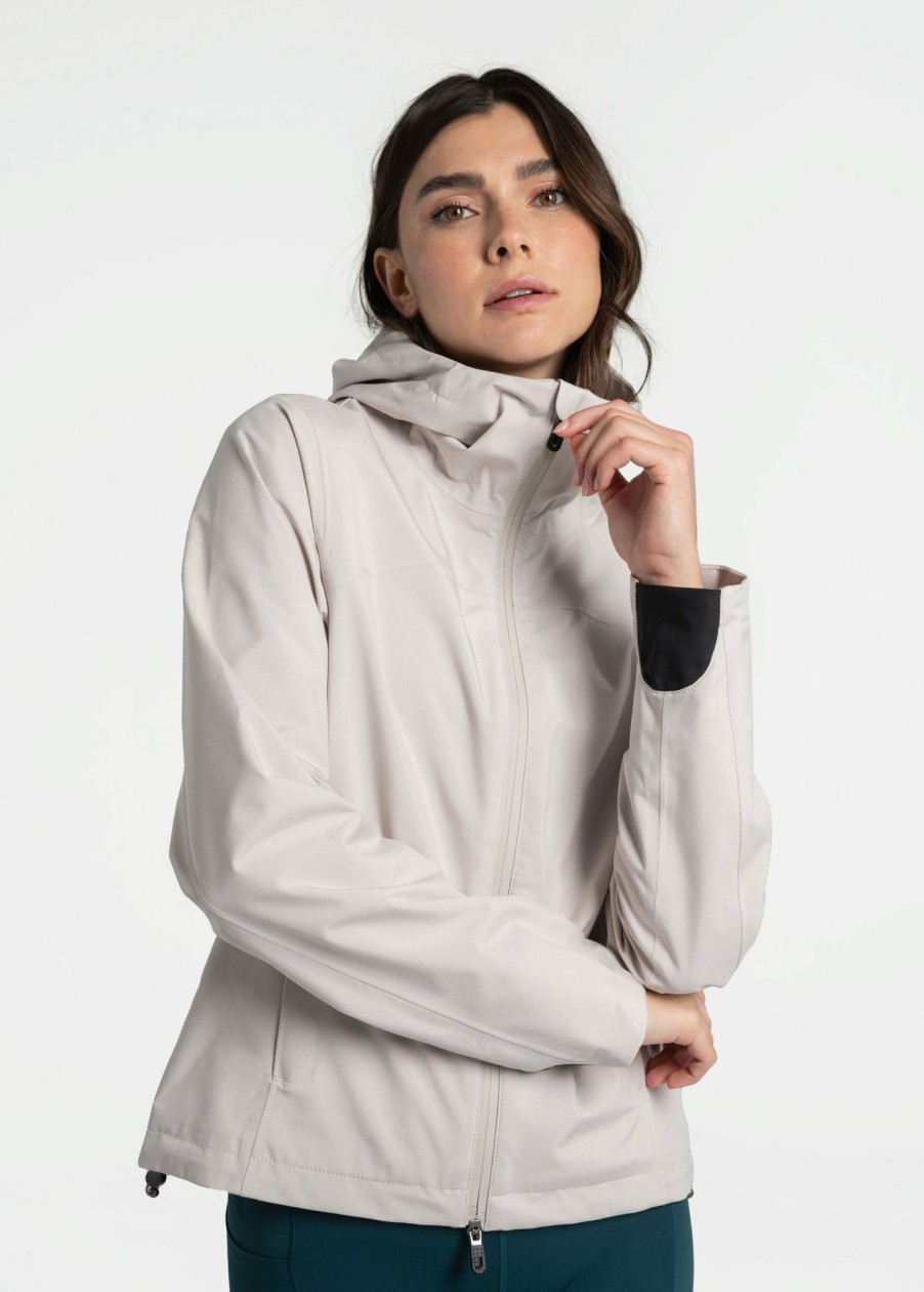 WOMEN Lole Mid-season Jackets | Element Rain Jacket - Abalone