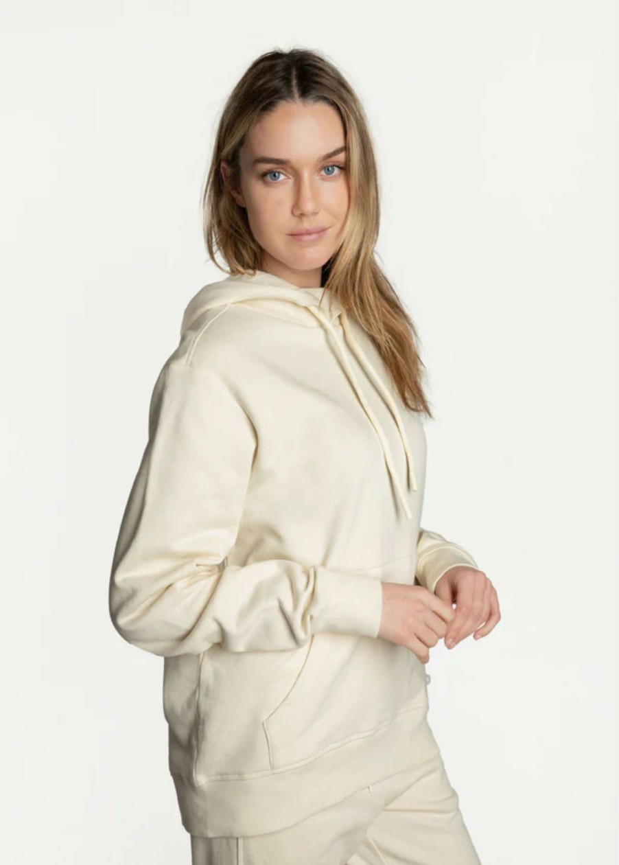 WOMEN Lole Hoodies & Sweaters | Essential Organic Cotton Hoodie - Ecru