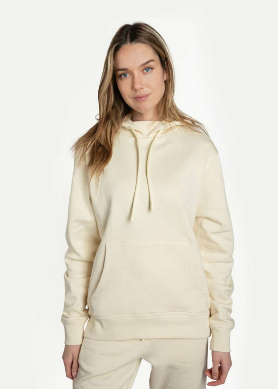 WOMEN Lole Hoodies & Sweaters | Essential Organic Cotton Hoodie - Ecru