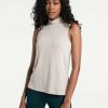 WOMEN Lole Tees & Tanks | Downtown Sleeveless Mock Neck Top - Abalone Heather