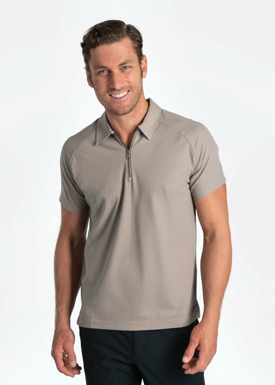 MEN Lole T-shirts & Hoodies | Colin Polo Short Sleeve - Sandstone