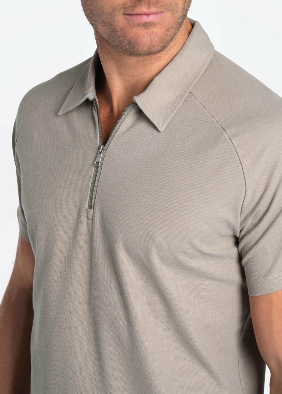 MEN Lole T-shirts & Hoodies | Colin Polo Short Sleeve - Sandstone