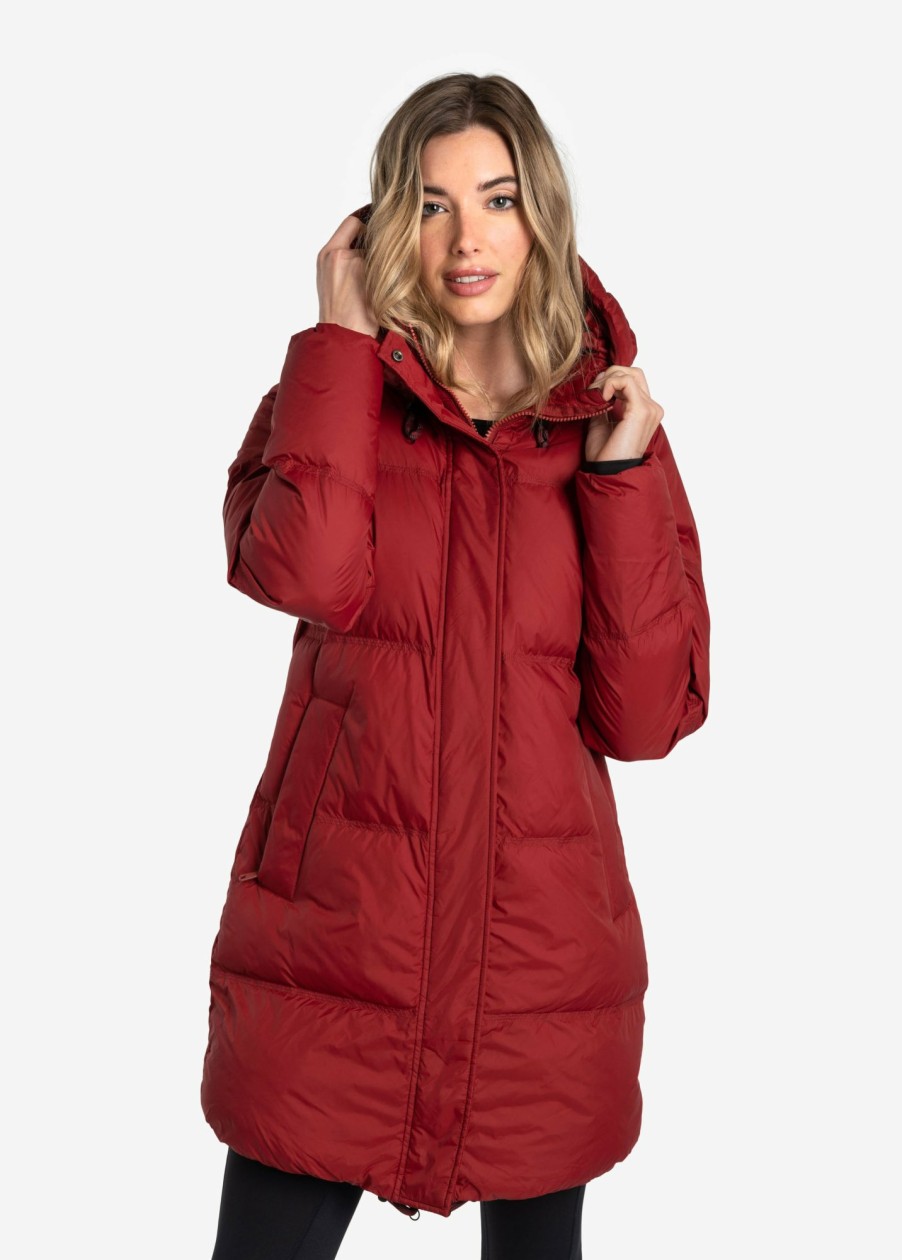 WOMEN Lole Winter Jackets | The Classic Vegan Down Jacket - Merlot