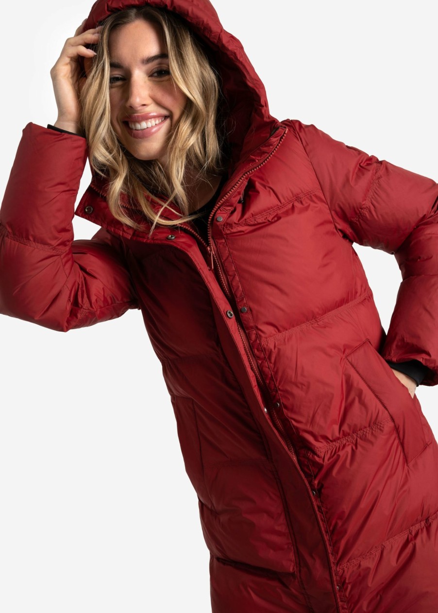 WOMEN Lole Winter Jackets | The Classic Vegan Down Jacket - Merlot