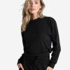 WOMEN Lole Loungewear | Om Tech Crew Neck Long Sleeve - Black