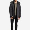 MEN Lole Winter Jackets | Elias Long Down Parka - Slate