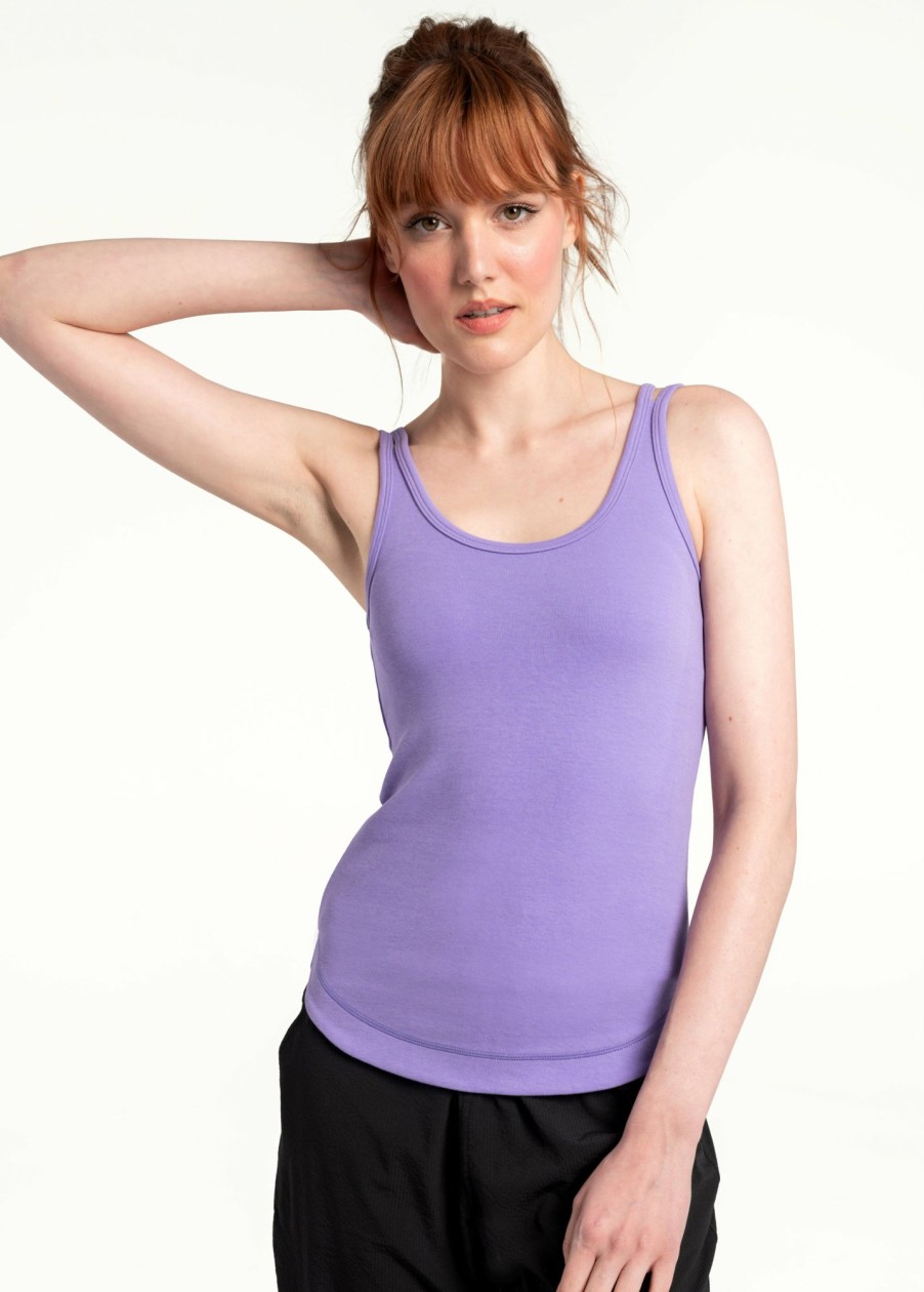 WOMEN Lole Tees & Tanks | Organic Cotton Tank Top - Violet