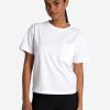 WOMEN Lole Tees & Tanks | Effortless Cotton Tee - White