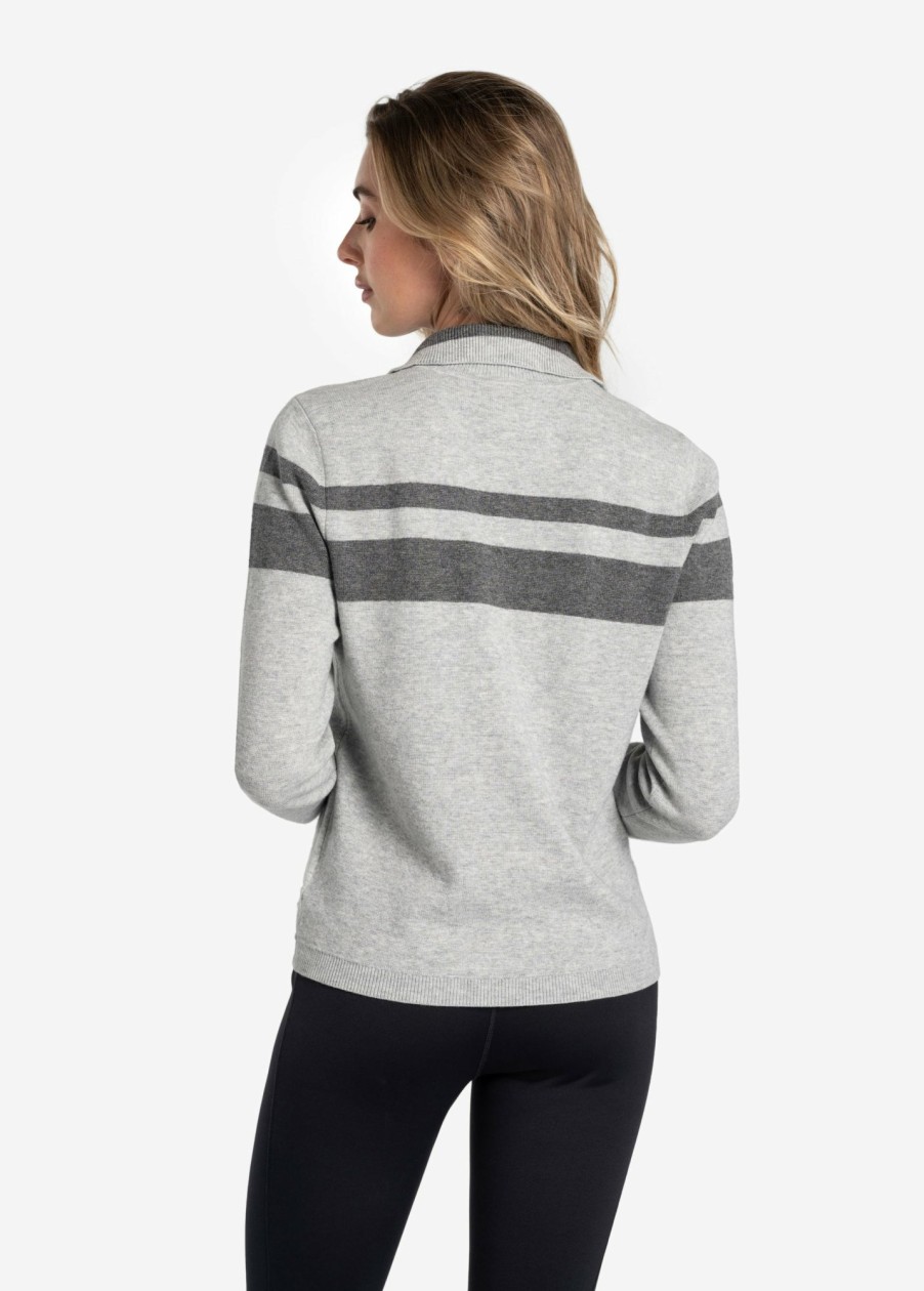 WOMEN Lole Hoodies & Sweaters | Eco Wool Turtle Neck Pullover - Light Grey Heather