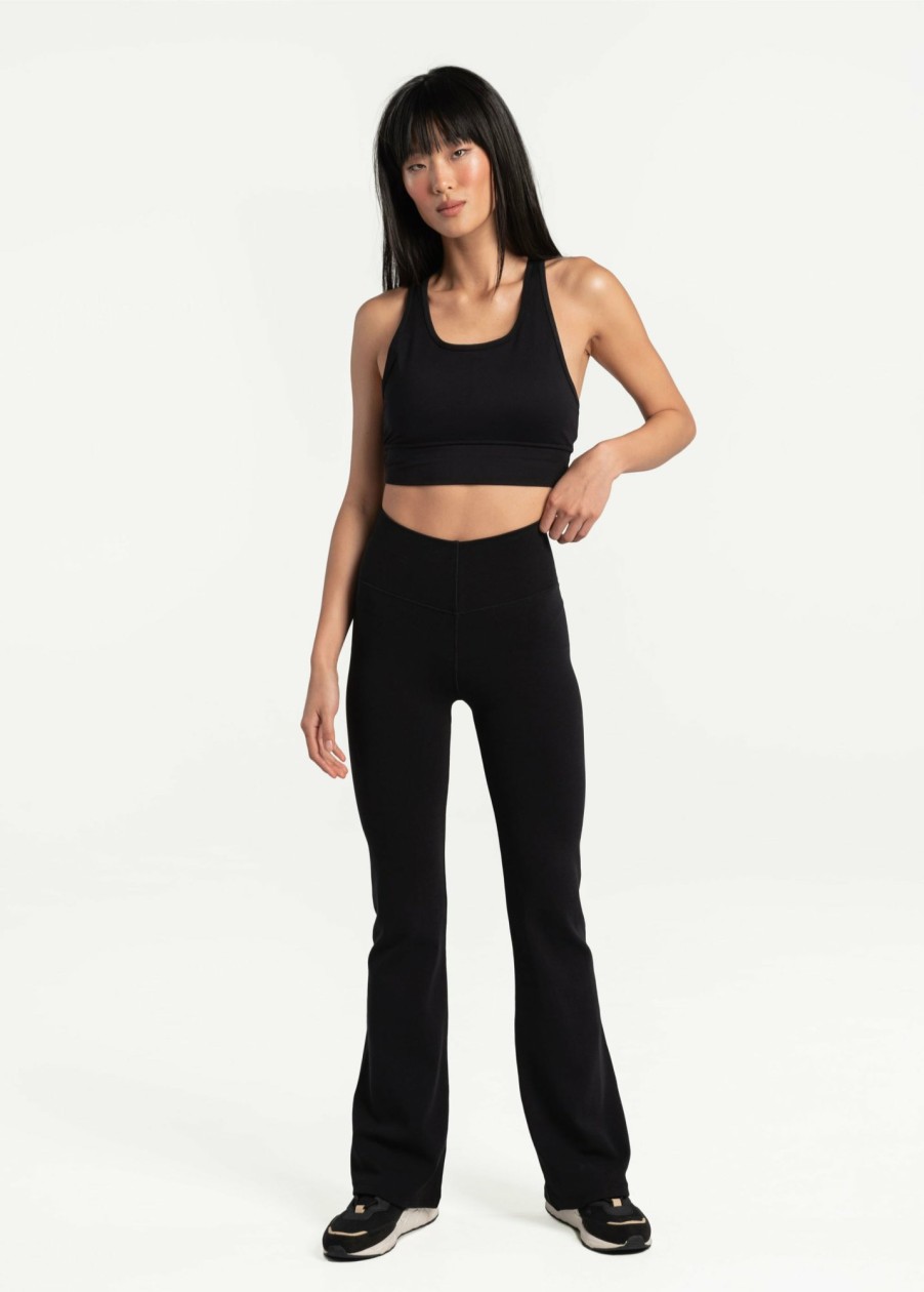 WOMEN Lole Joggers & Pants | Organic Cotton Bootleg Pants - Black