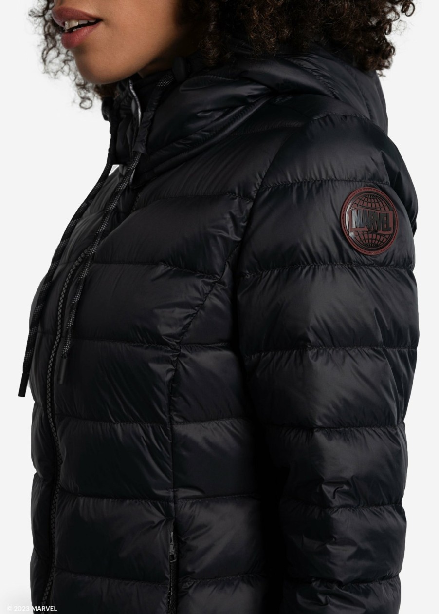 WOMEN Lole Mid-season Jackets | Emeline Down Jacket - Marvel Black With Camo