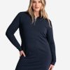 WOMEN Lole Dresses & Jumpsuits | Traverse 1/2 Zip Dress - Outerspace Heather