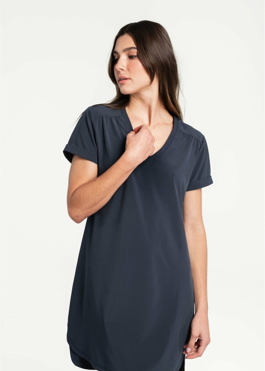 WOMEN Lole Dresses & Jumpsuits | Olivie V- Neck Dress - Outerspace