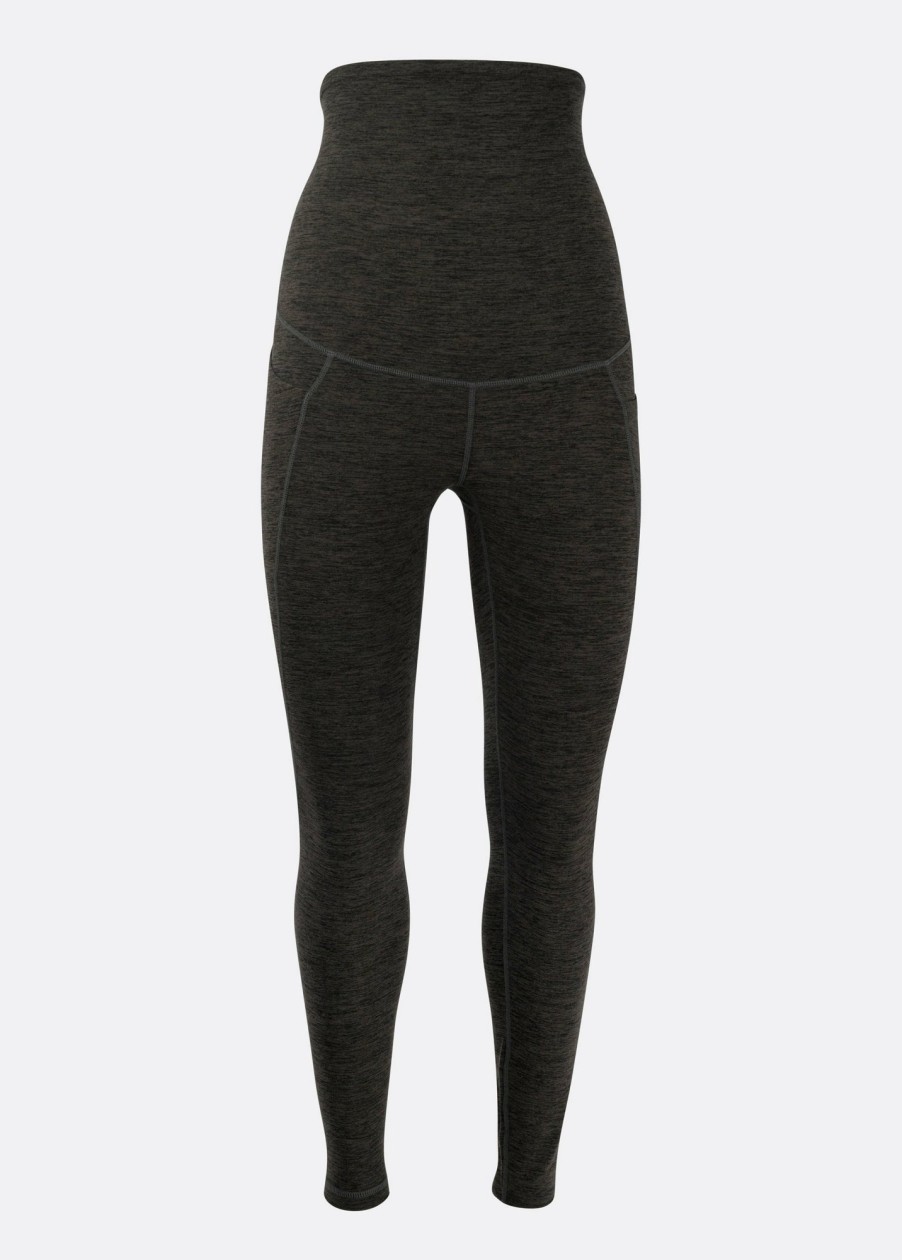 WOMEN Lole Leggings | Half Moon Maternity Leggings - Black Heather