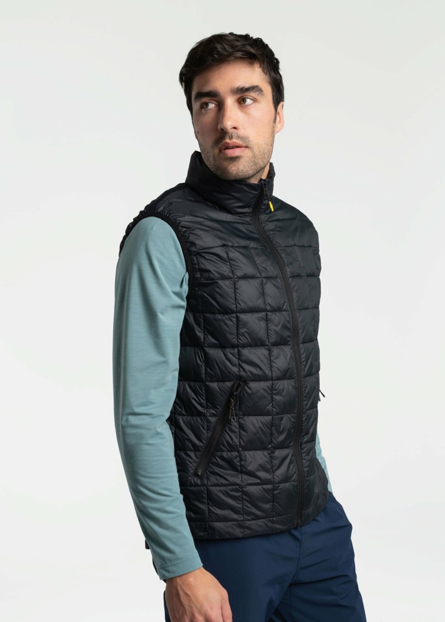 MEN Lole Outerwear | Kaslo Synth Down Vest - Black