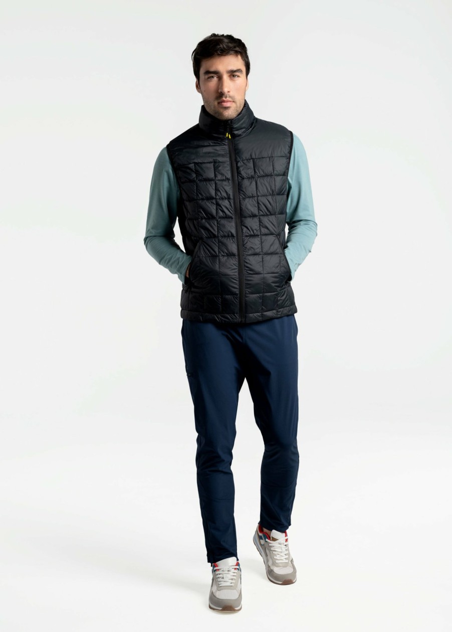 MEN Lole Outerwear | Kaslo Synth Down Vest - Black