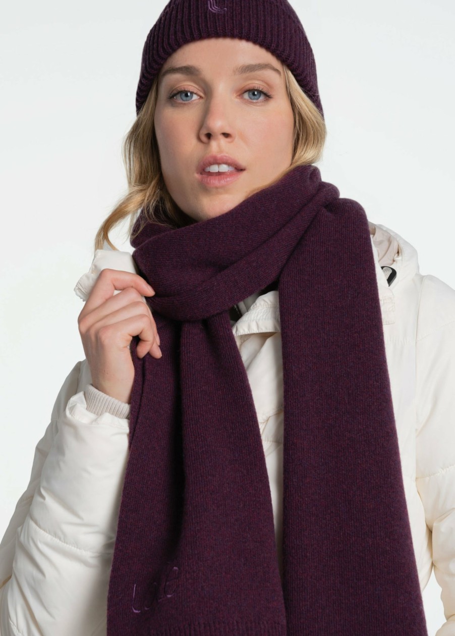 WOMEN Lole Skiing | Everyday Merino Wool Scarf - Plum