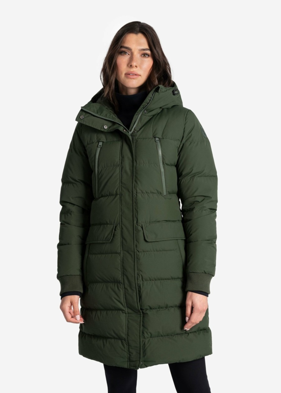 WOMEN Lole Winter Jackets | Katie Edition Winter Down Jacket - Kombu