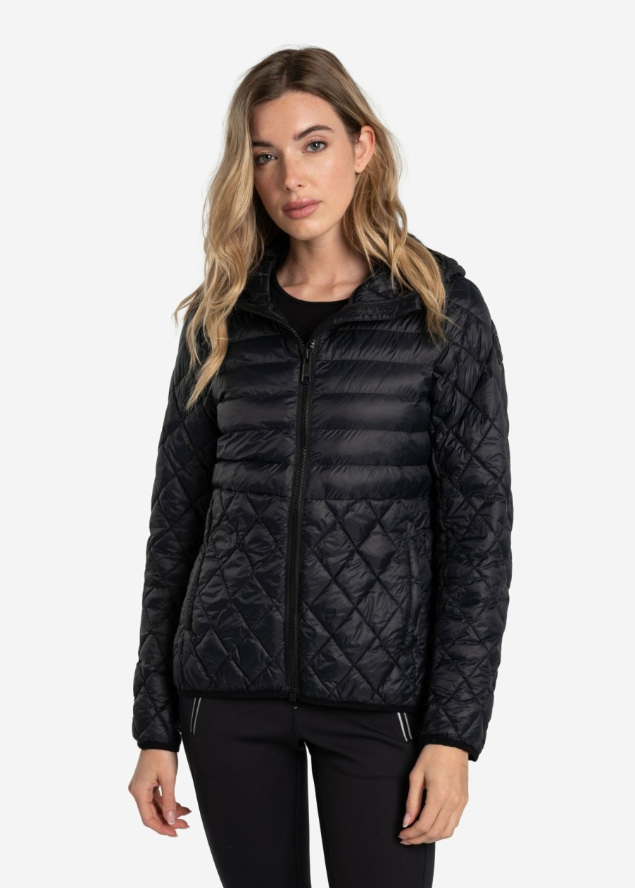 WOMEN Lole Mid-season Jackets | The Base Insulated Jacket - Black