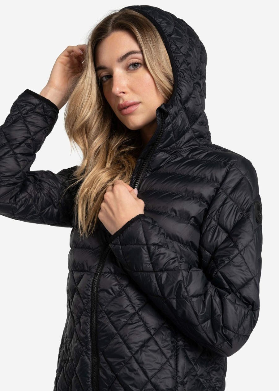 WOMEN Lole Mid-season Jackets | The Base Insulated Jacket - Black