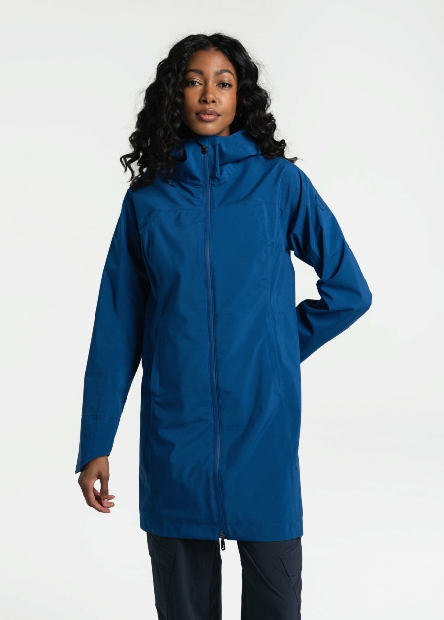 WOMEN Lole Mid-season Jackets | Element Long Rain Jacket - Limoges