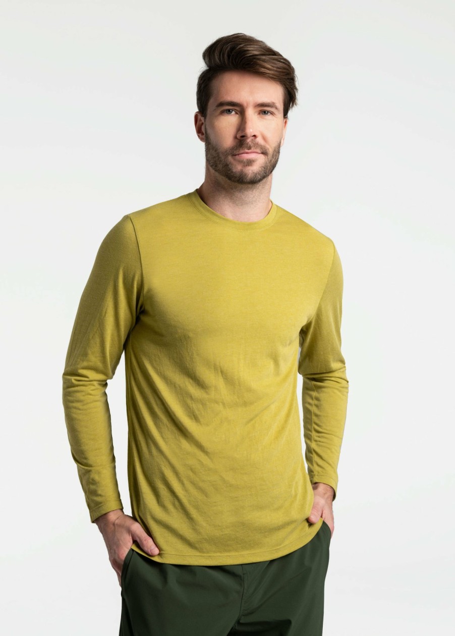 MEN Lole T-shirts & Hoodies | Everyday Long Sleeve - Avocado