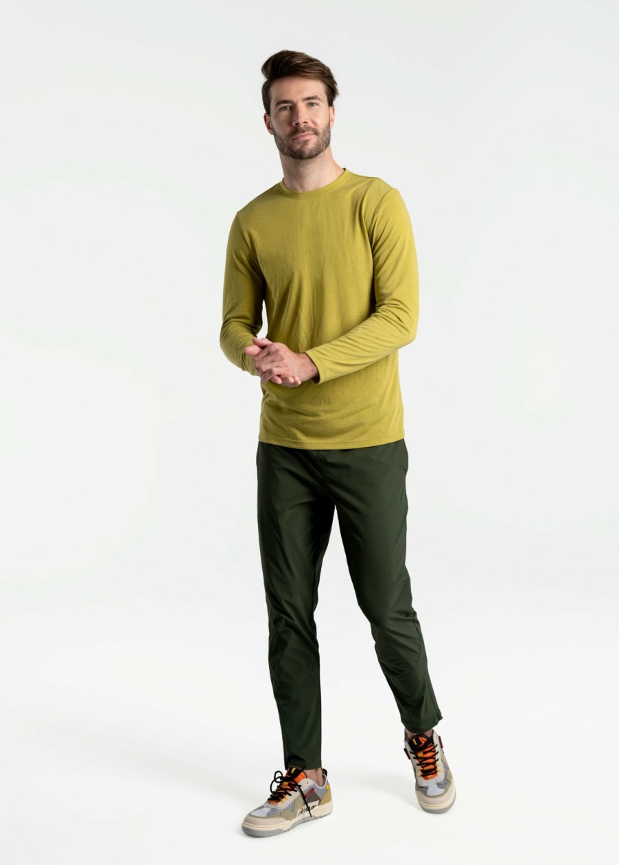 MEN Lole T-shirts & Hoodies | Everyday Long Sleeve - Avocado