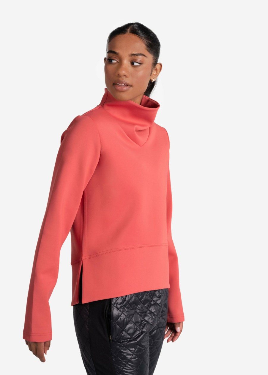 WOMEN Lole Hoodies & Sweaters | Spacer Long Sleeves - Cerise