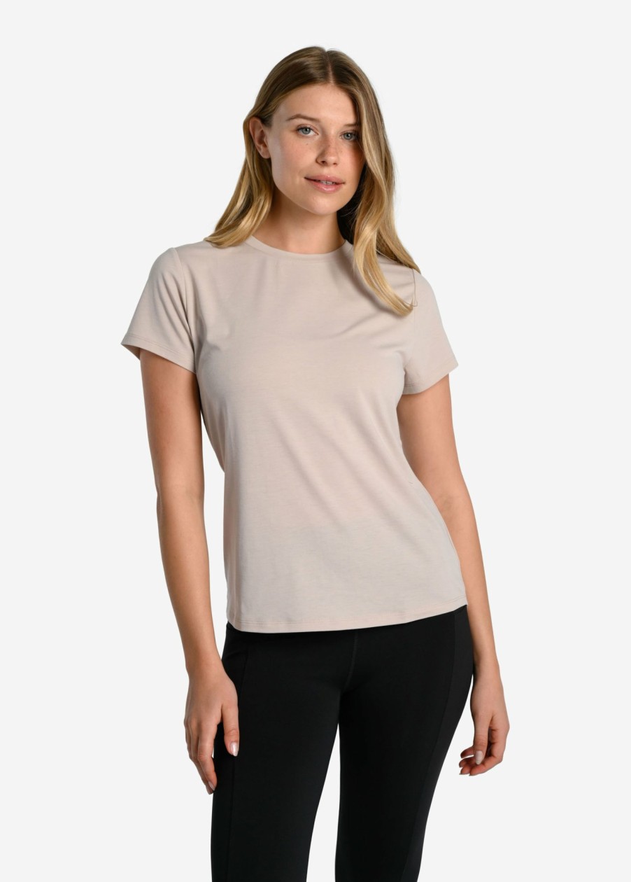 WOMEN Lole Tees & Tanks | Performance Wool Moisture- Wicking Short Sleeve - Abalone