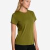 WOMEN Lole Tees & Tanks | Performance Wool Moisture- Wicking Short Sleeve - Tarragon