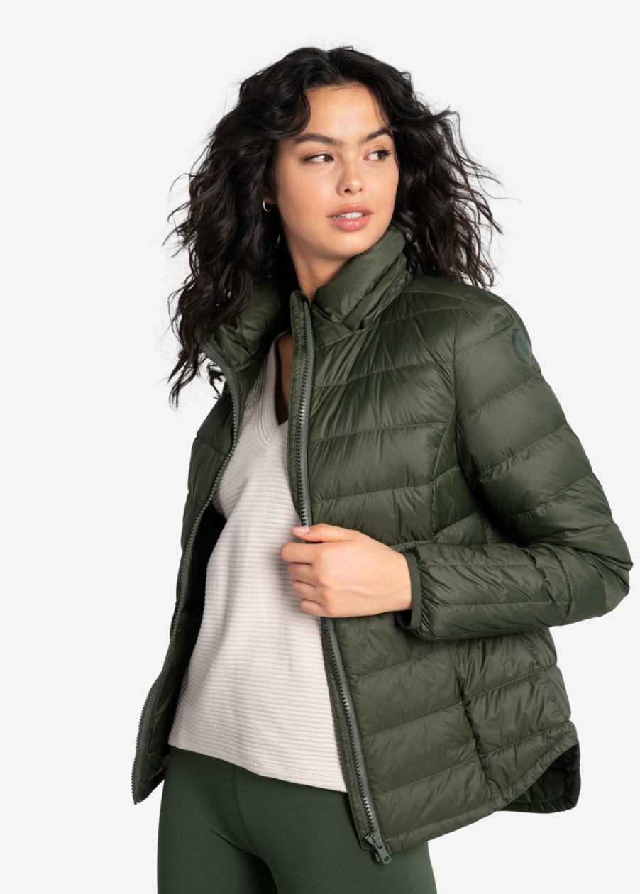 WOMEN Lole Mid-season Jackets | Emeline Down Jacket - Kombu