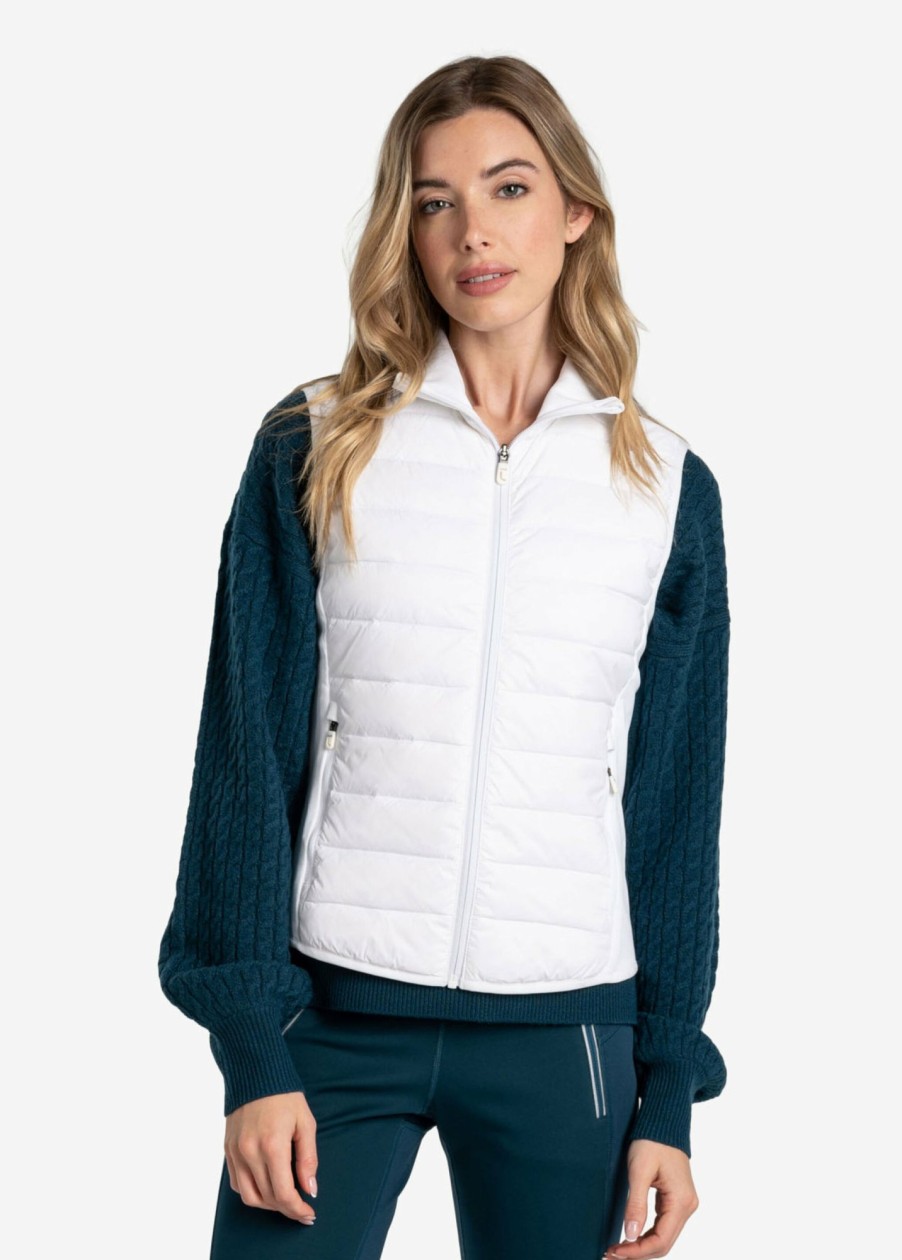 WOMEN Lole Mid-season Jackets | Just Insulated Vest - White