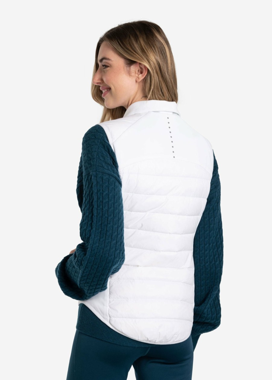 WOMEN Lole Mid-season Jackets | Just Insulated Vest - White