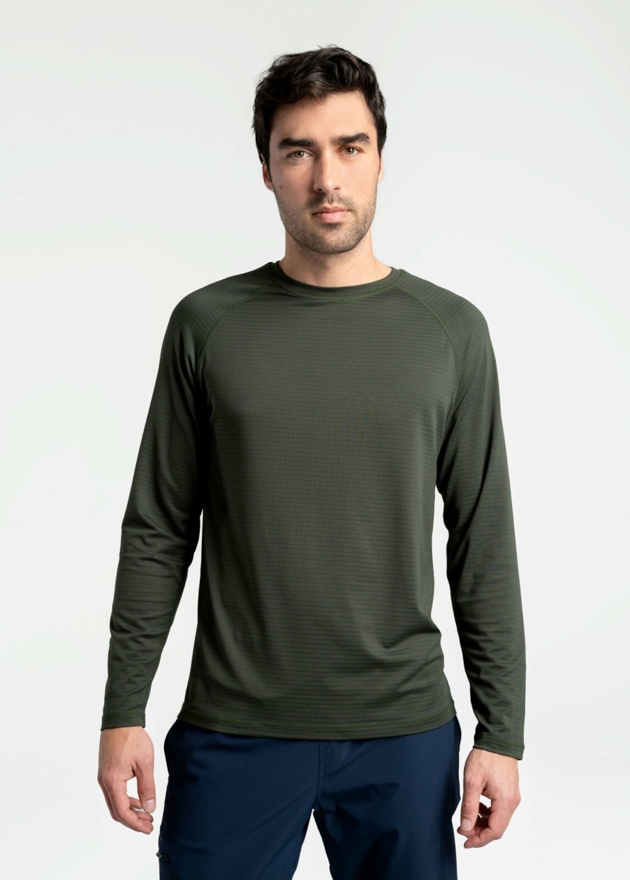 MEN Lole T-shirts & Hoodies | Jasper Long Sleeve - Kombu