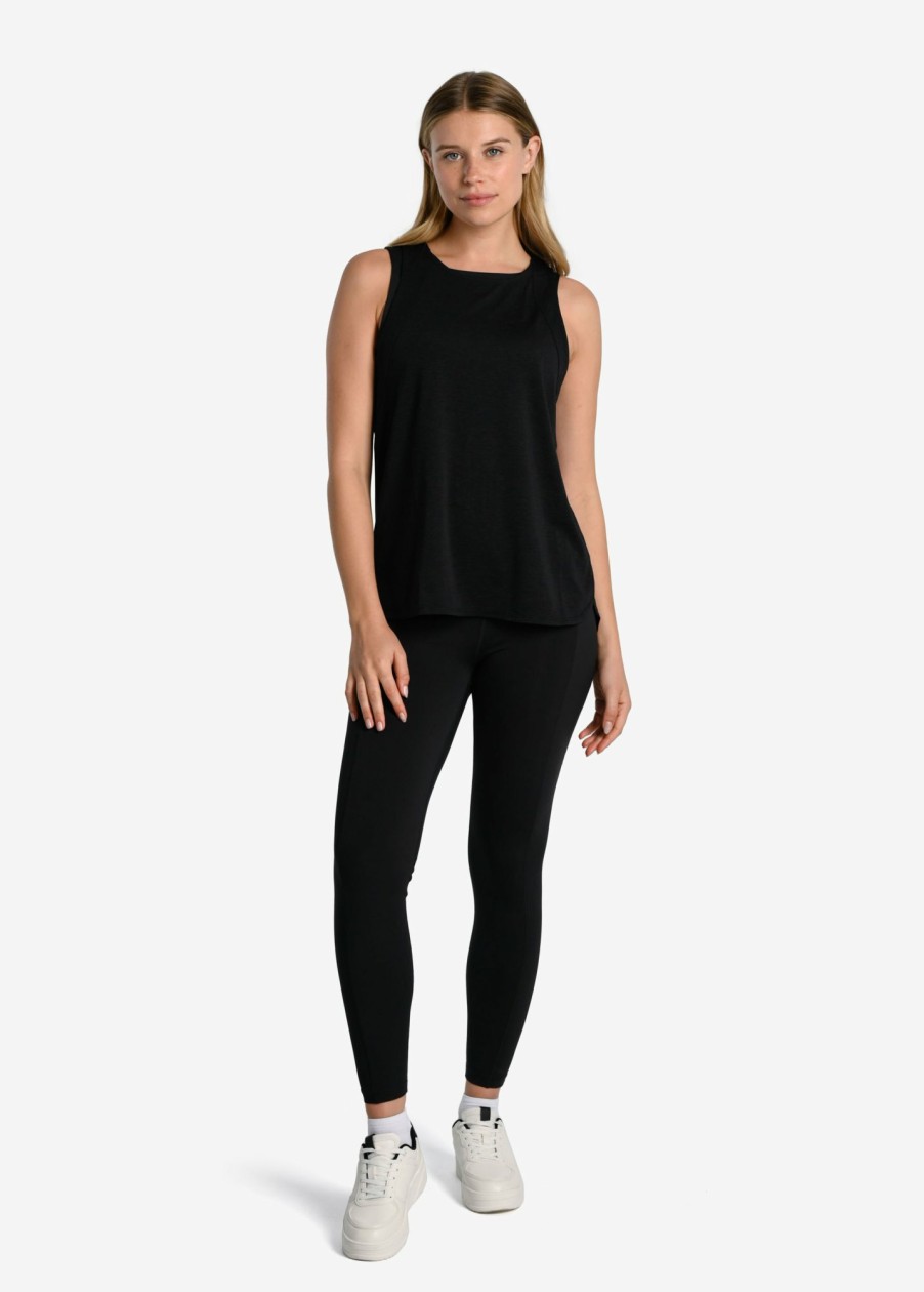 WOMEN Lole Tees & Tanks | Performance Wool Moisture- Wicking Tank Top - Black