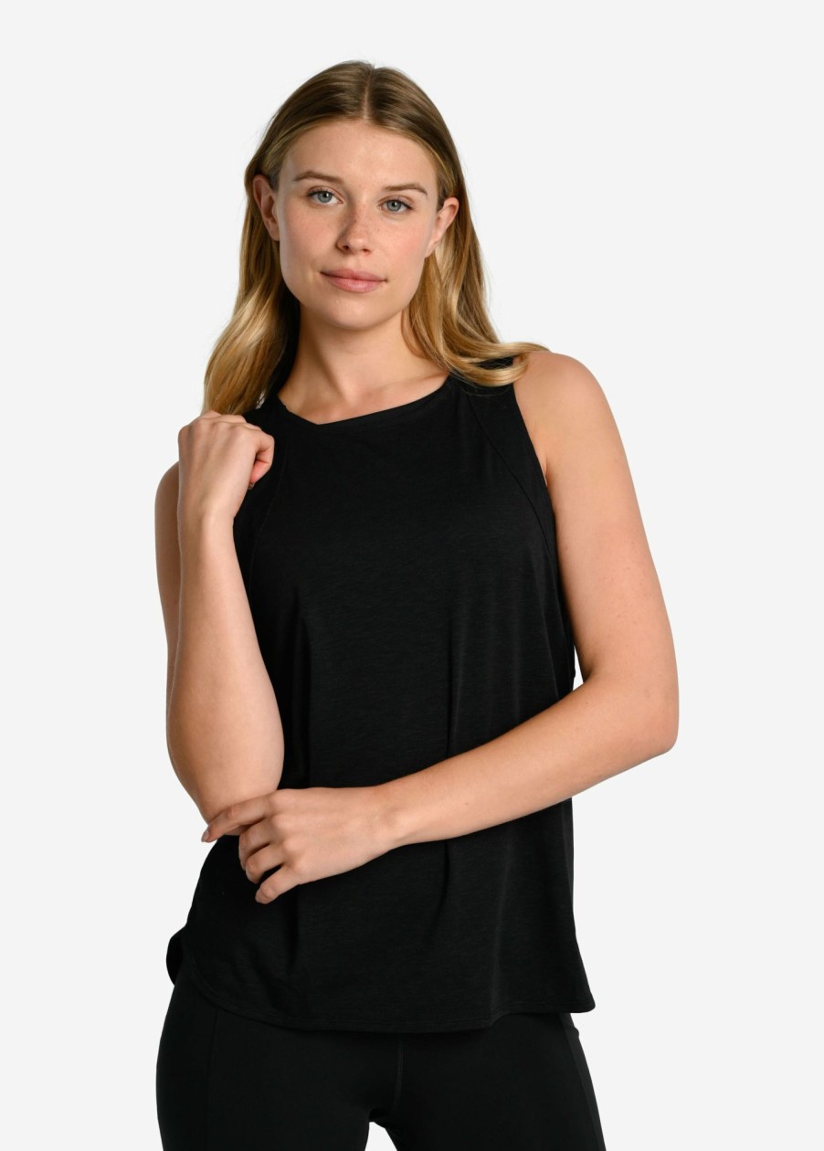 WOMEN Lole Tees & Tanks | Performance Wool Moisture- Wicking Tank Top - Black