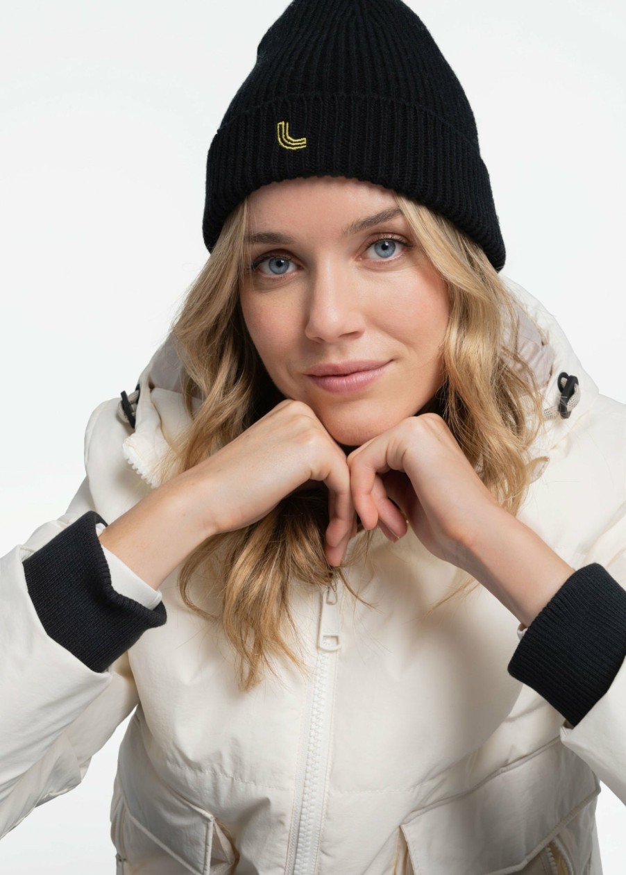 WOMEN Lole Skiing | Everyday Merino Wool Beanie - Black