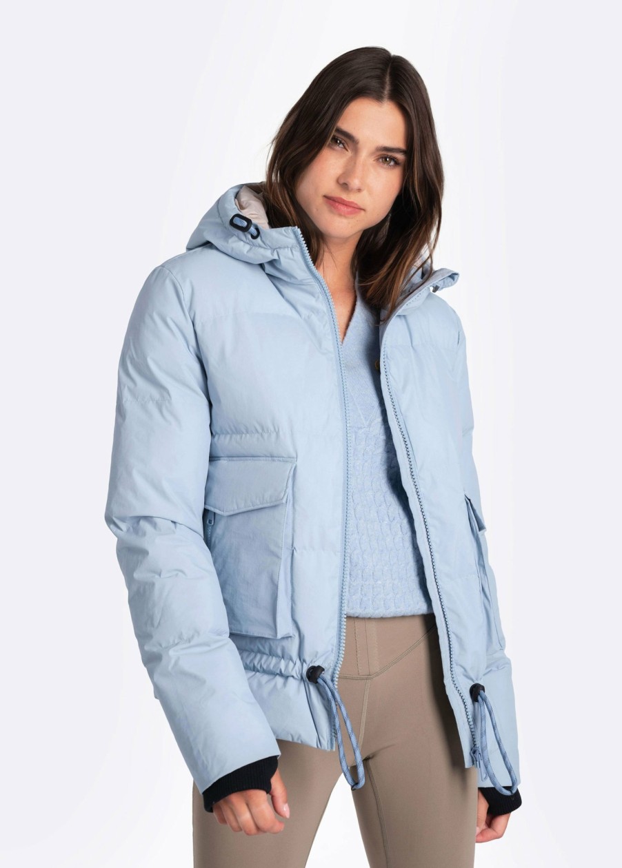 WOMEN Lole Winter Jackets | Kylee Synth Down Jacket - Fog Blue