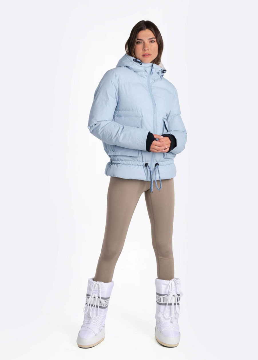 WOMEN Lole Winter Jackets | Kylee Synth Down Jacket - Fog Blue