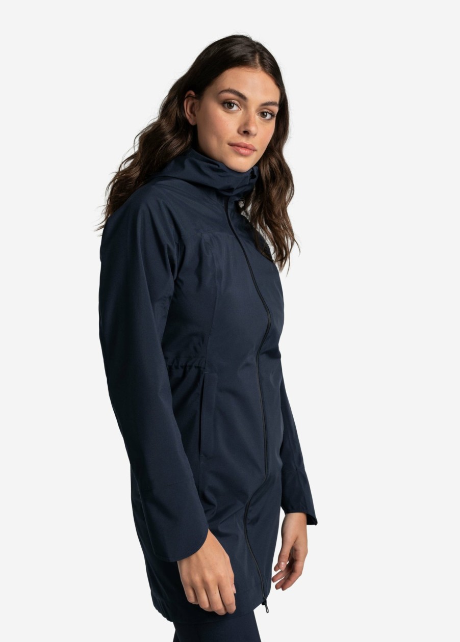 WOMEN Lole Mid-season Jackets | Element Long Rain Jacket - Outerspace