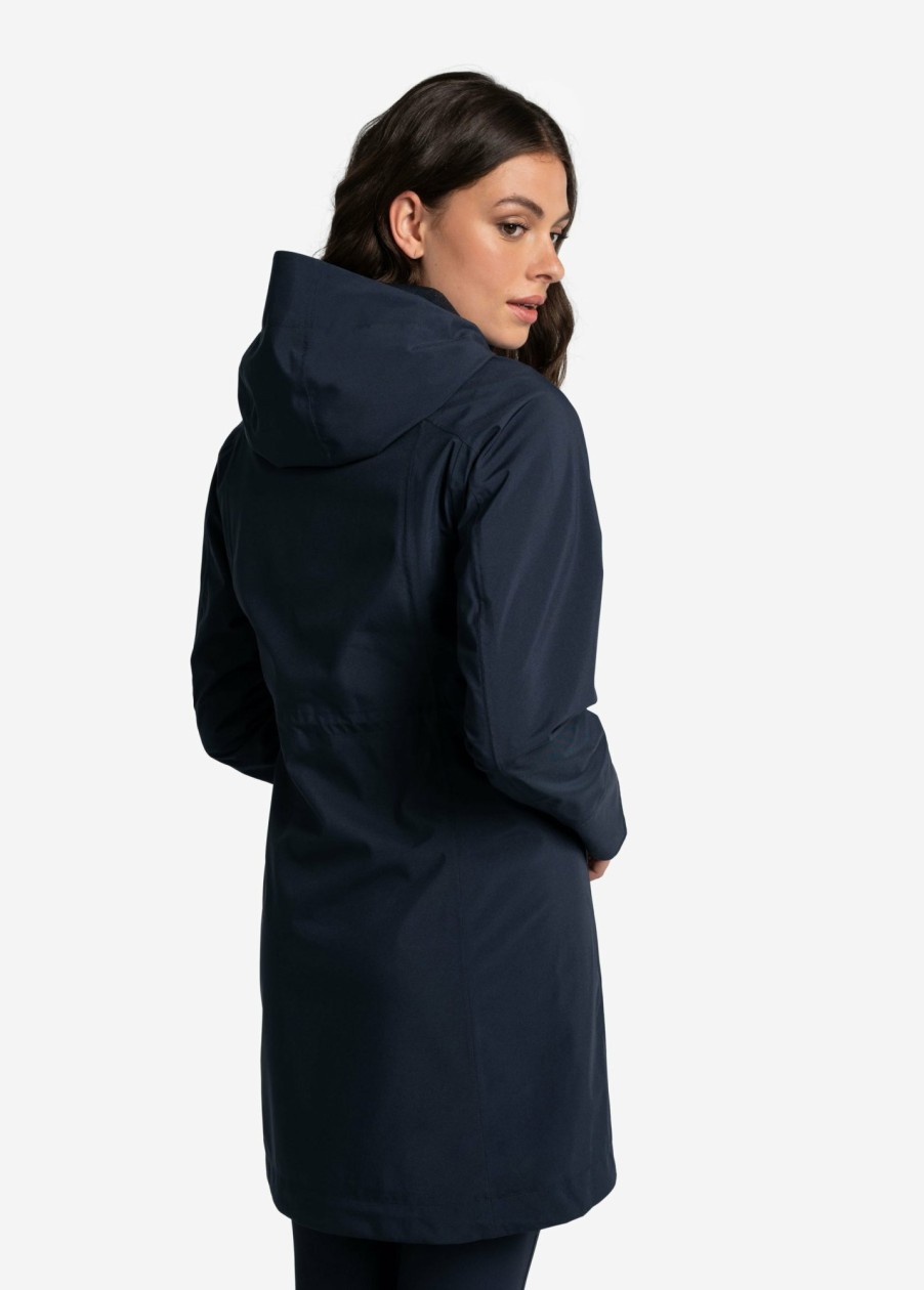 WOMEN Lole Mid-season Jackets | Element Long Rain Jacket - Outerspace