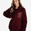 WOMEN Lole Loungewear | Yana Full Zip Fleece Cardigan - Port