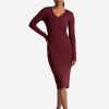 WOMEN Lole Dresses & Jumpsuits | Traverse V- Neck Dress - Port Heather