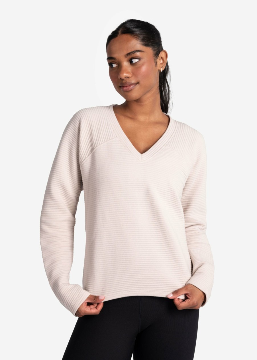 WOMEN Lole Hoodies & Sweaters | Ottoman V- Neck Pullover - Abalone