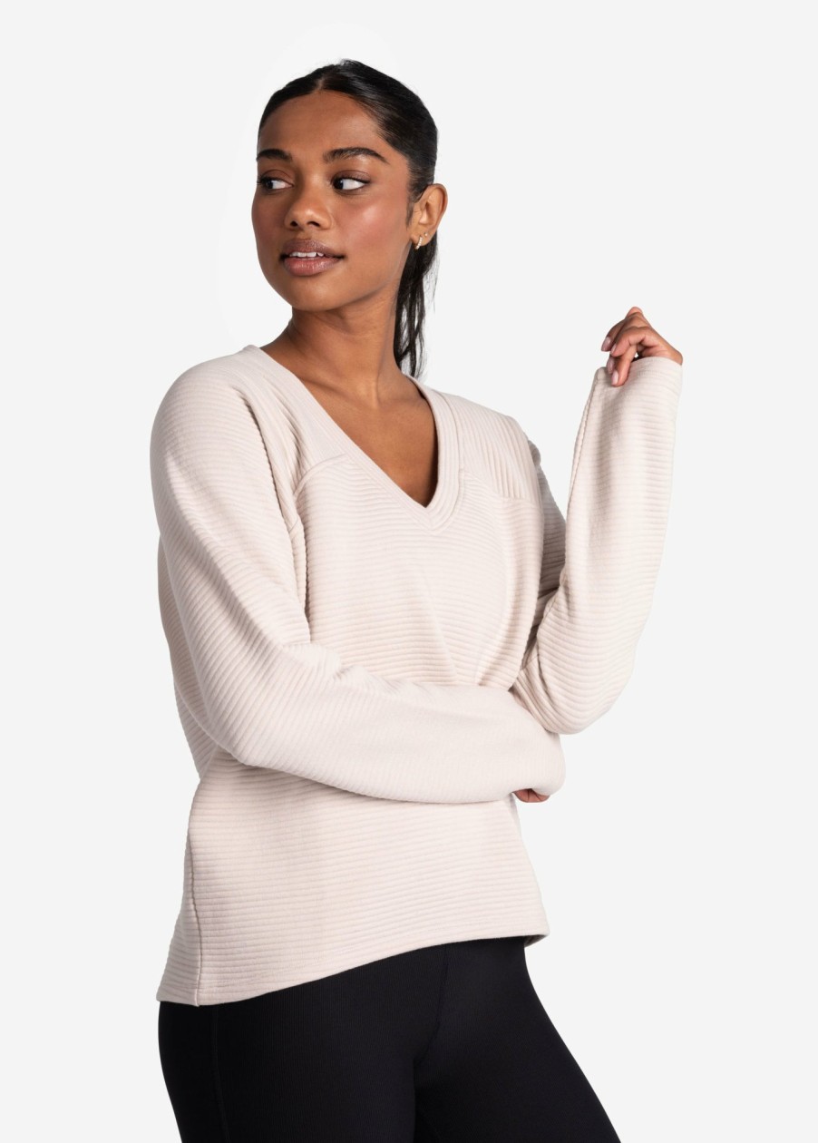 WOMEN Lole Hoodies & Sweaters | Ottoman V- Neck Pullover - Abalone