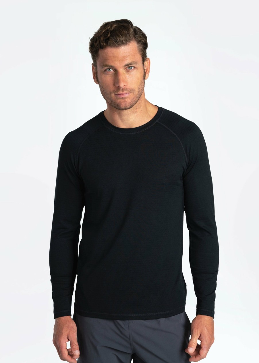 MEN Lole T-shirts & Hoodies | Jasper Long Sleeve - Black