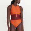 WOMEN Lole Swimwear | Mer Bikini Top - Burnt Sienna