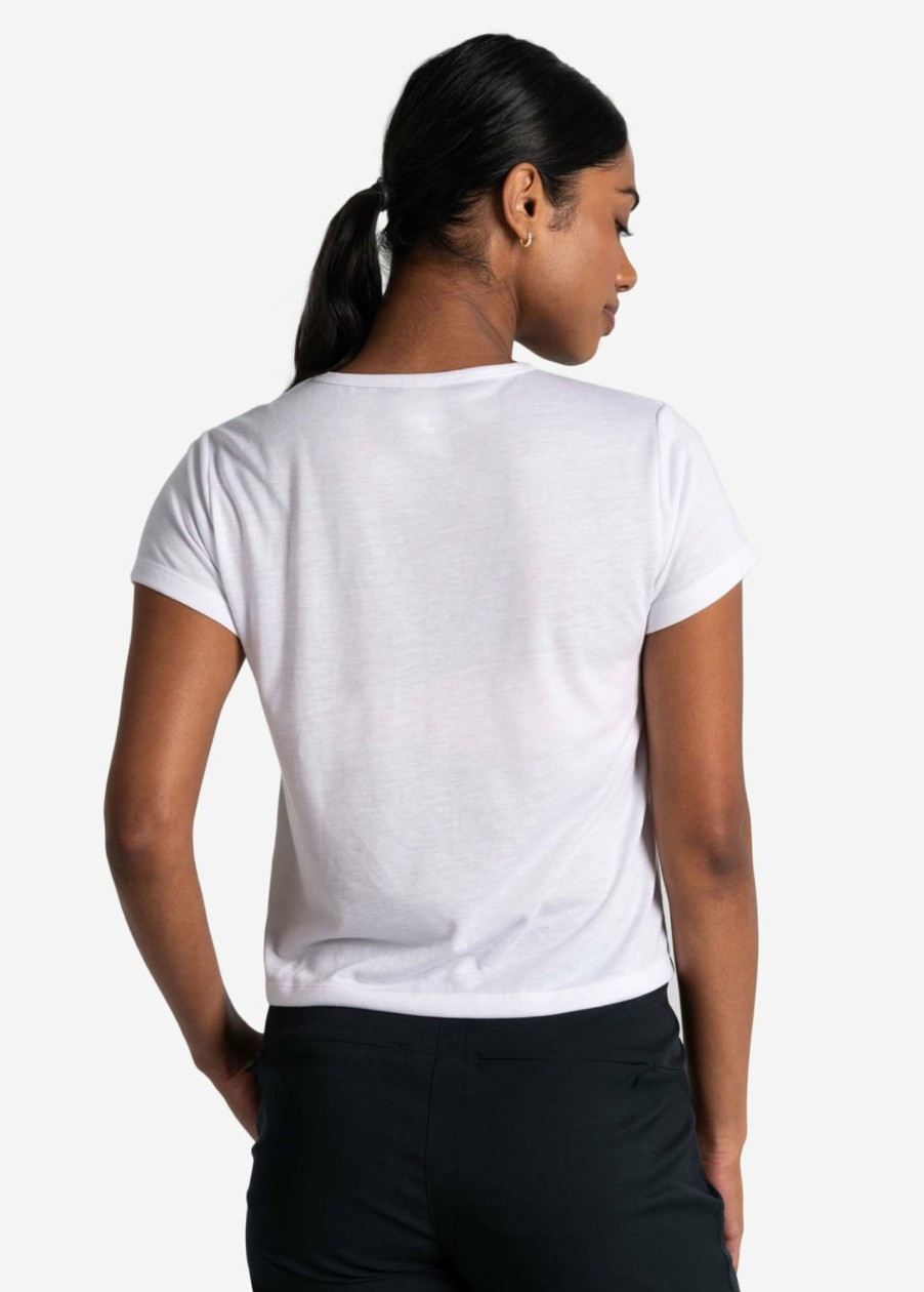 WOMEN Lole Tees & Tanks | Everyday Short Sleeve - White