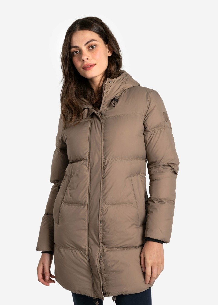 WOMEN Lole Winter Jackets | The Classic Vegan Down Jacket - Fossil